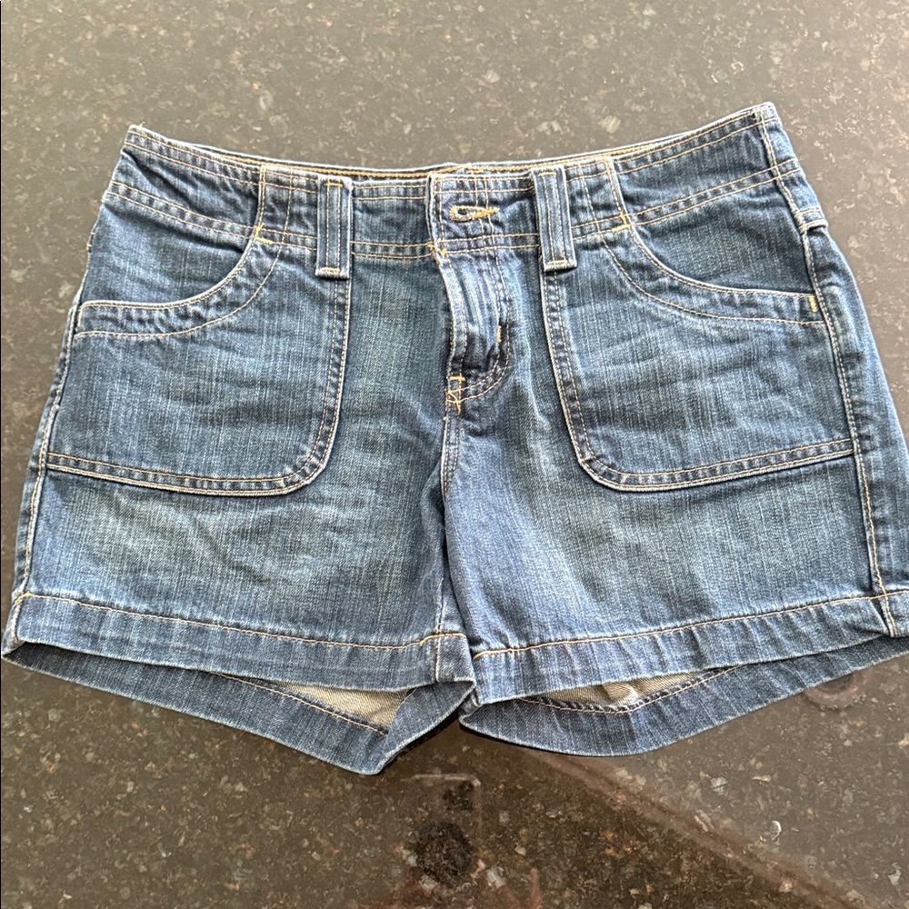 Old Navy Classic Blue Jean Shorts Low Waist